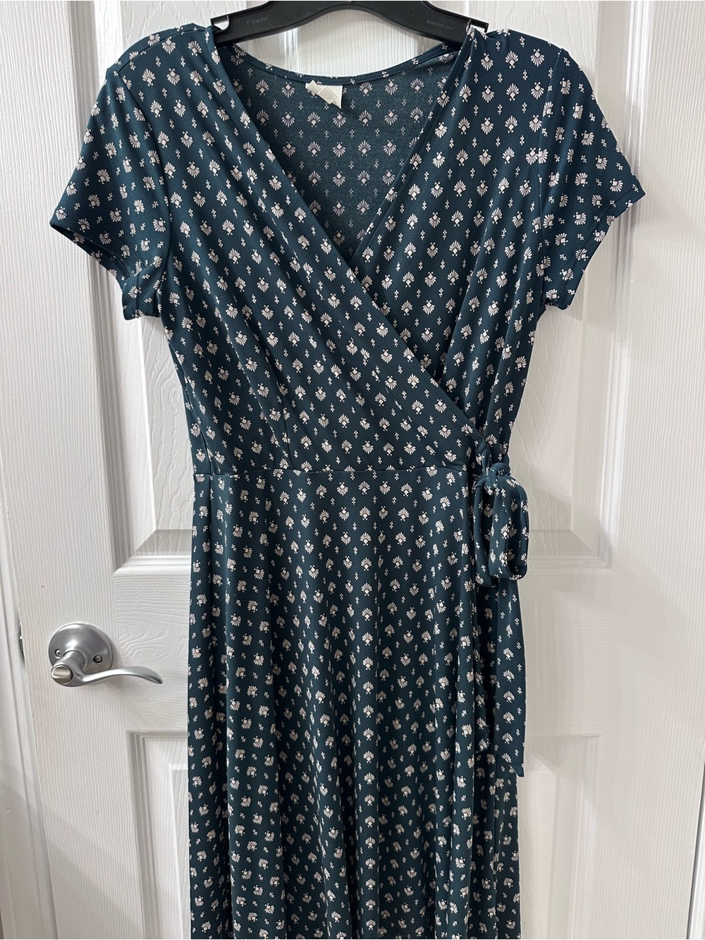 Women’s Green Floral Wrap Dress